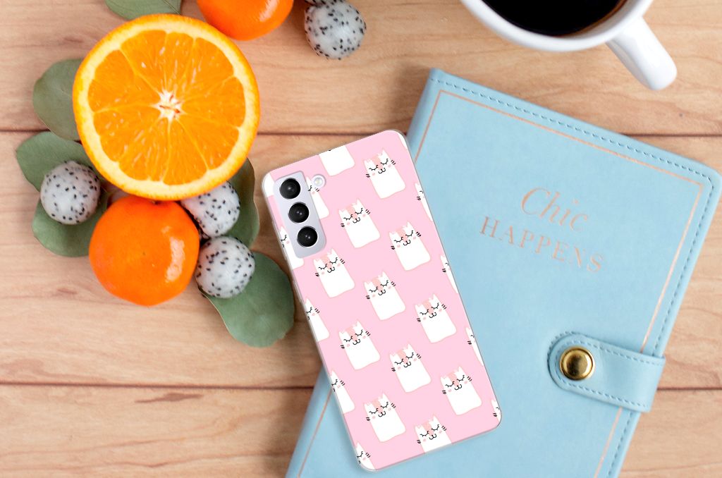 Samsung Galaxy S21 Plus TPU Hoesje Sleeping Cats B2C Telecom