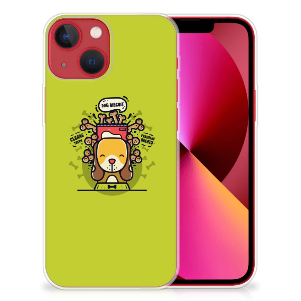 Apple iPhone 13 Telefoonhoesje met Naam Doggy Biscuit B2C Telecom