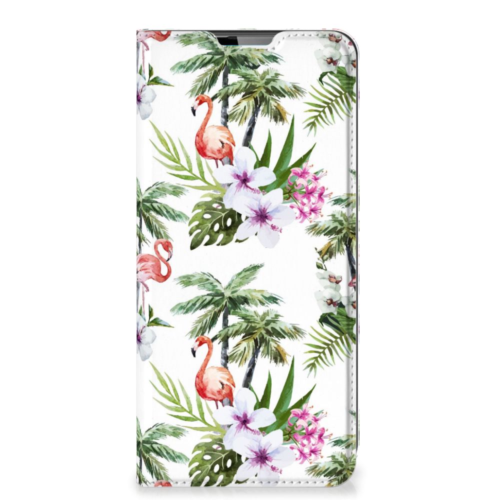 Motorola Moto G9 Plus Hoesje maken Flamingo Palms - B2C Telecom
