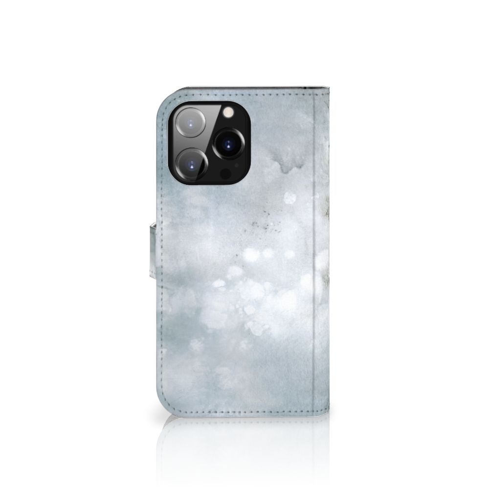 Hoesje iPhone 14 Pro Max Painting Grey