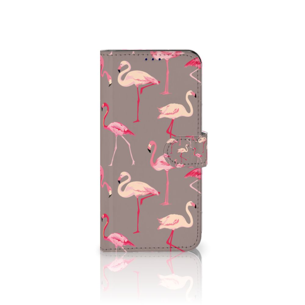 OnePlus Nord CE 2 Telefoonhoesje met Pasjes Flamingo