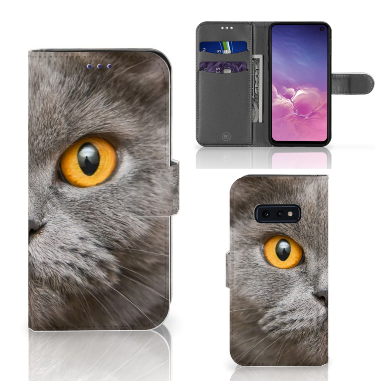 Telefoonhoesje met Pasjes Samsung Galaxy S10e Britse Korthaar