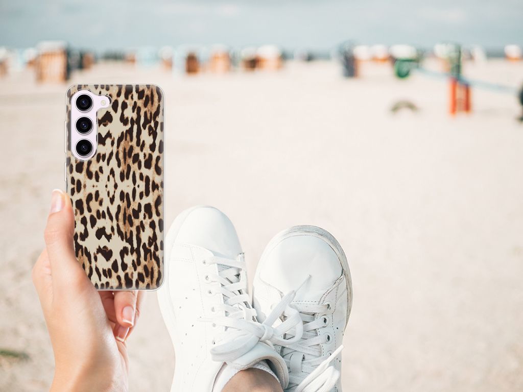 Samsung Galaxy S23 TPU Hoesje Leopard B2C Telecom