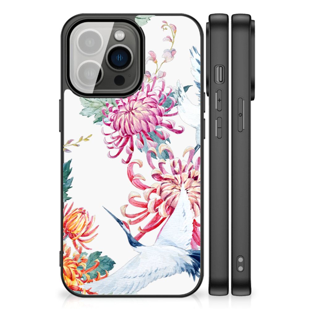 iPhone 13 Pro Dierenprint Telefoonhoesje Bird Flowers B2C Telecom