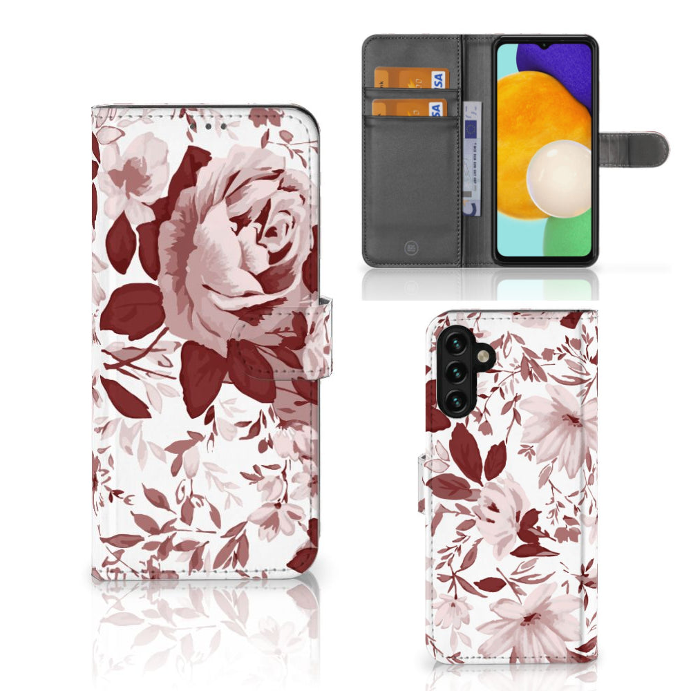 Hoesje Samsung Galaxy A04s | Samsung Galaxy A13 5G Watercolor Flowers