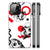 Telefoonhoesje iPhone 14 Pro Max Skull Red