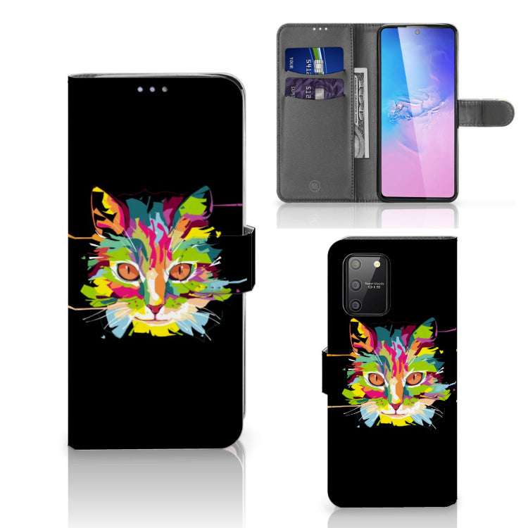 Samsung S10 Lite Leuk Hoesje Cat Color
