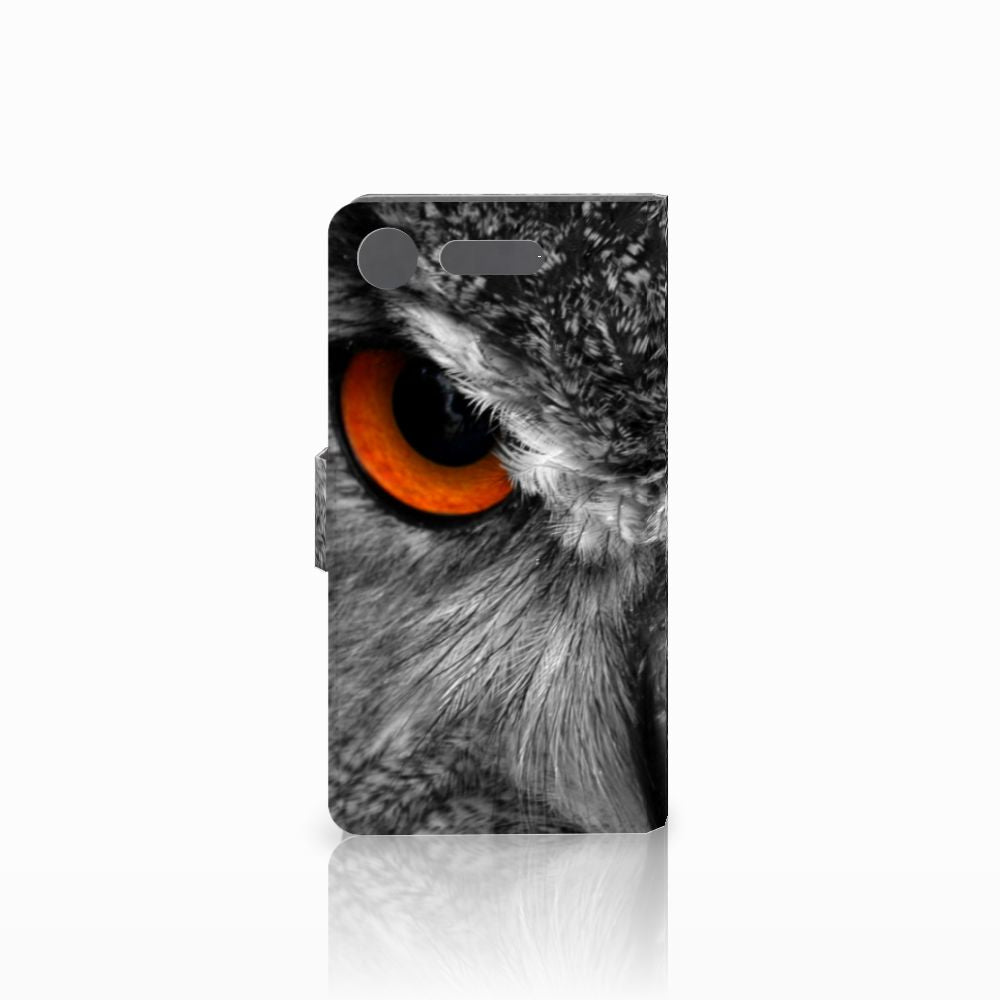 Sony Xperia XZ1 Telefoonhoesje met Pasjes Uil