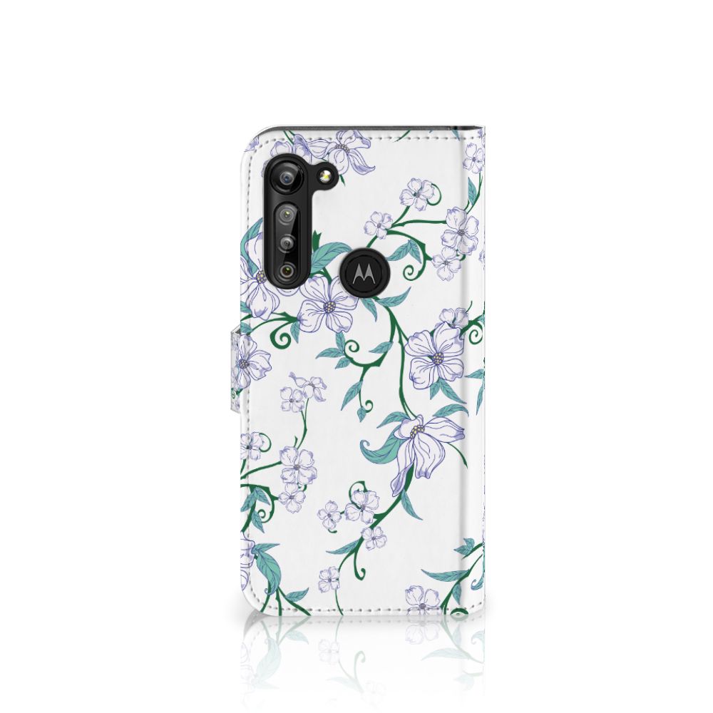 Motorola G8 Power Uniek Hoesje Blossom White