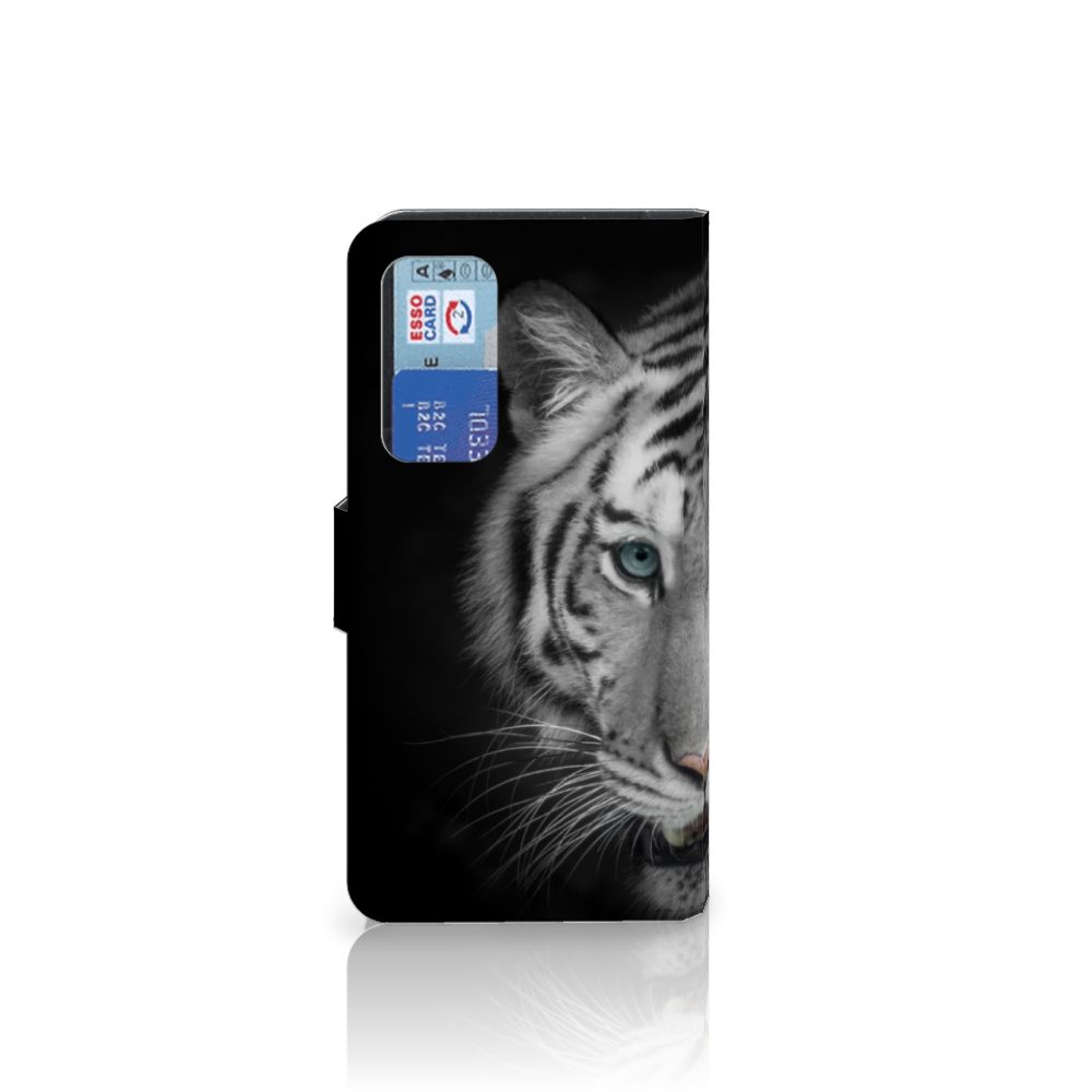 Huawei P40 Telefoonhoesje met Pasjes Tijger