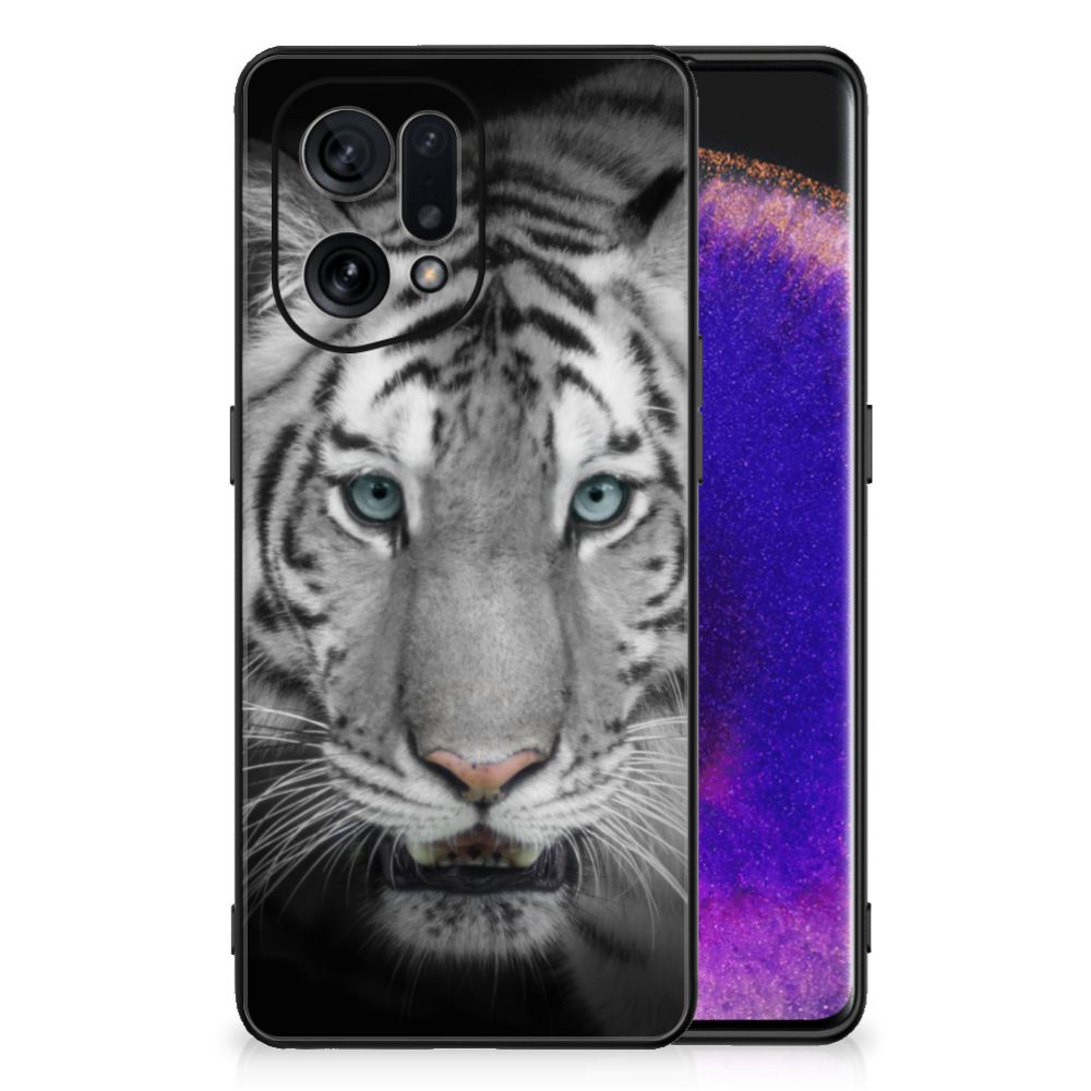 OPPO Find X5 Dierenprint Telefoonhoesje Tijger