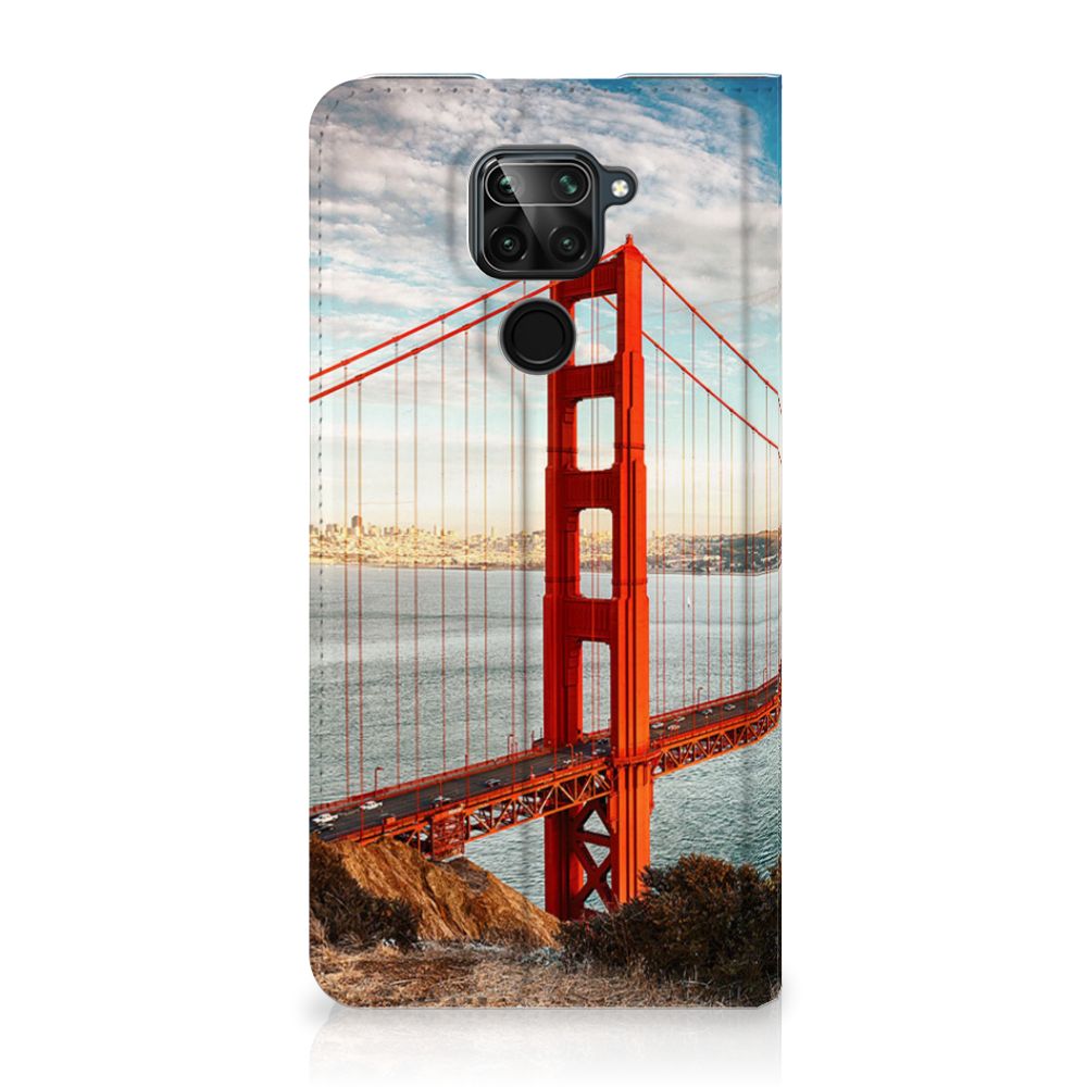 Xiaomi Redmi Note 9 Book Cover Golden Gate Bridge - B2C Telecom