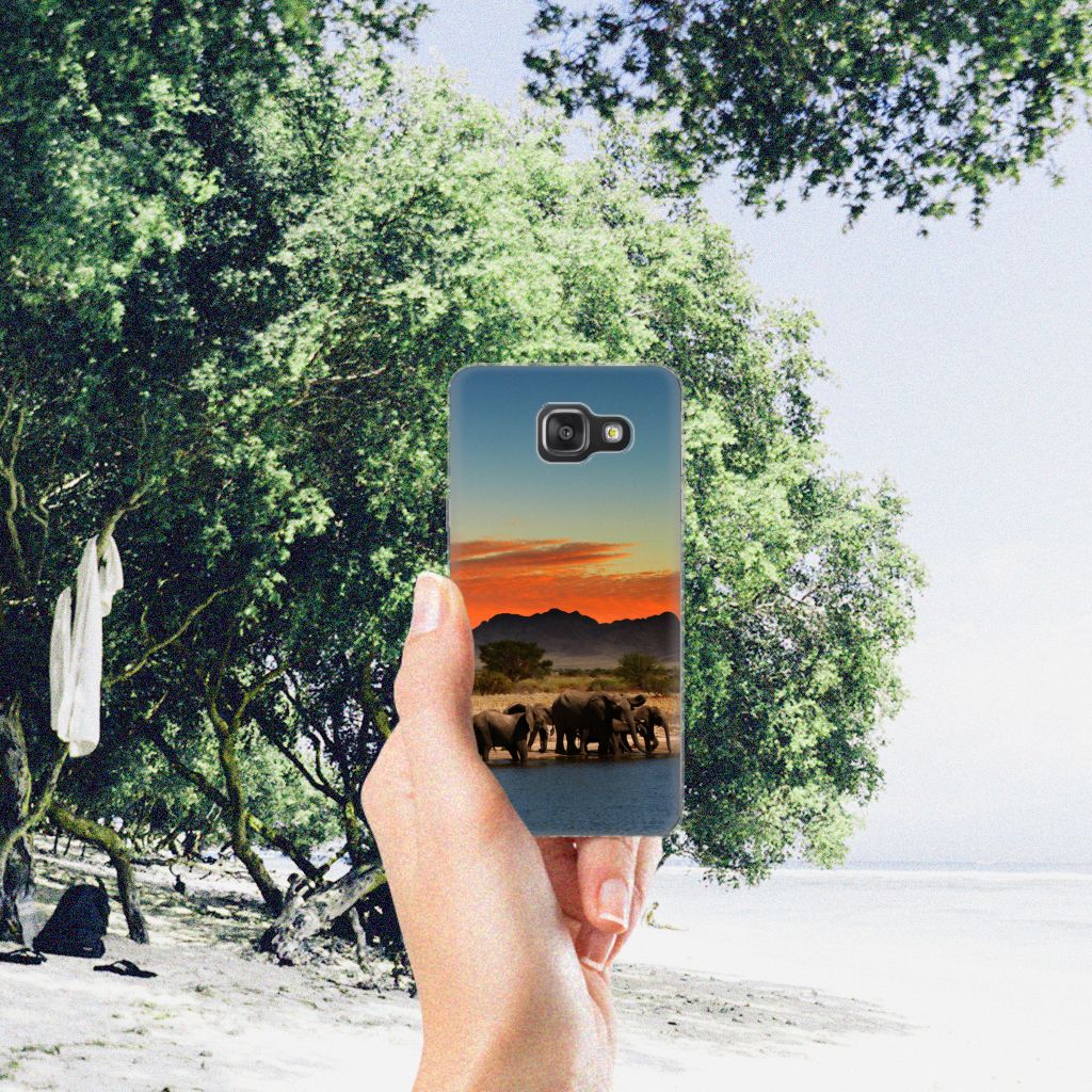 Samsung Galaxy A3 2016 TPU Hoesje Olifanten