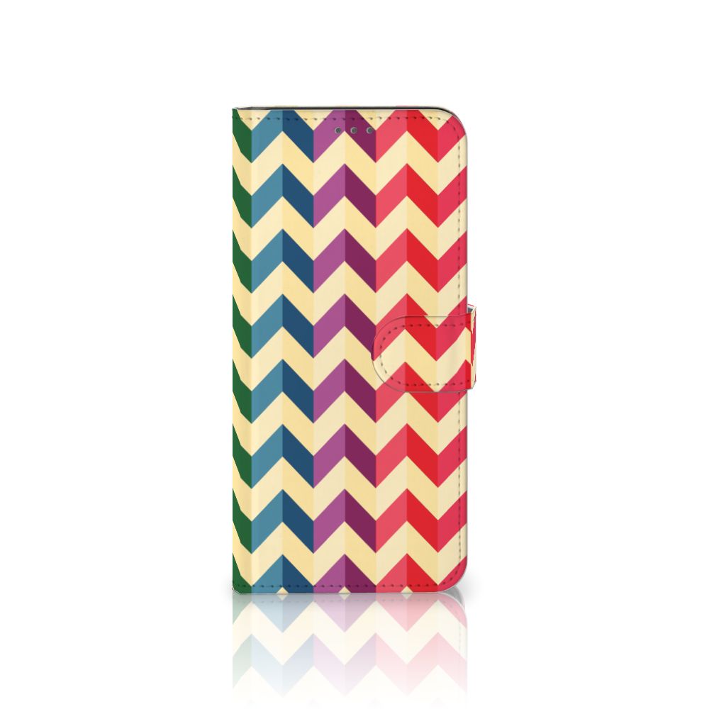 Samsung Galaxy S21 Plus Telefoon Hoesje Zigzag Multi Color