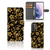 Samsung Galaxy S21 Plus Hoesje Gouden Bloemen