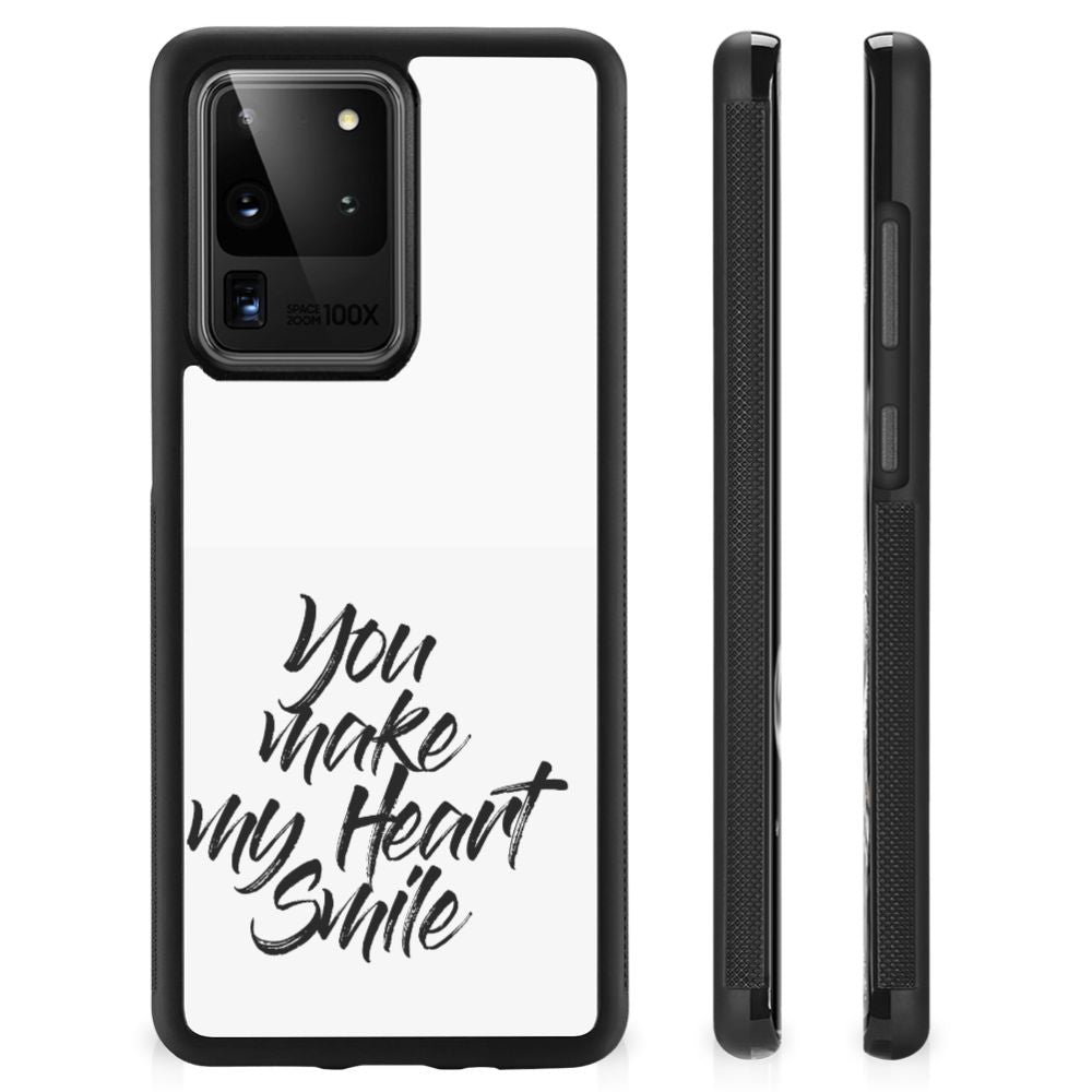 Samsung Galaxy S20 Ultra Hoesje met Quotes Heart Smile B2C Telecom