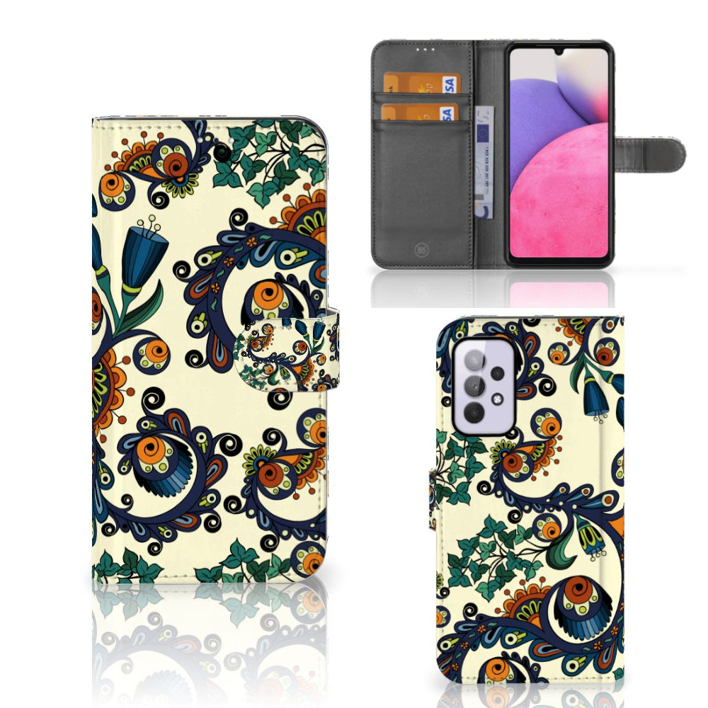 Wallet Case Samsung Galaxy A33 5G Barok Flower