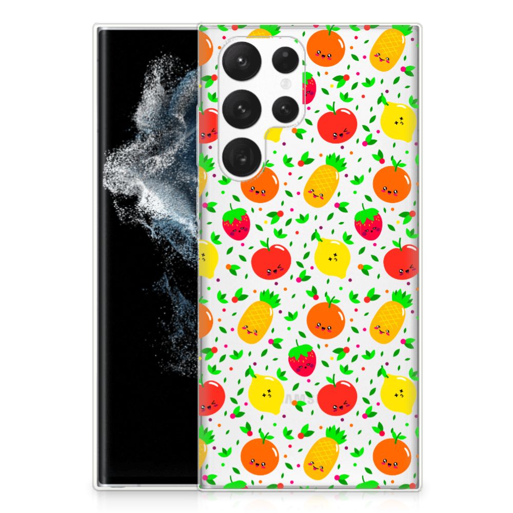 Samsung Galaxy S22 Ultra Siliconen Case Fruits B2C Telecom