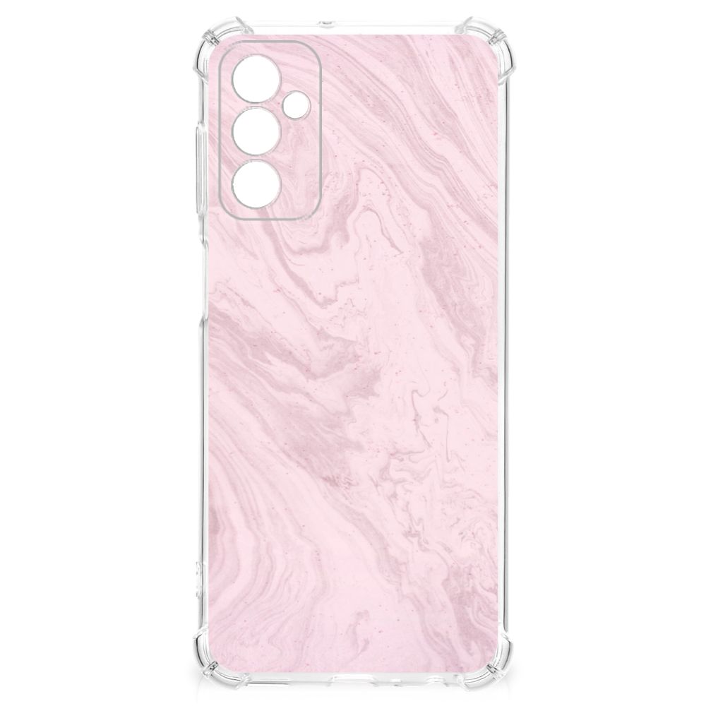 Samsung Galaxy M13 4G | M23 Anti-Shock Hoesje Marble Pink - Origineel Cadeau Vriendin B2C Telecom