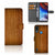 Motorola Moto E7i Power | E7 Power Book Style Case Donker Hout