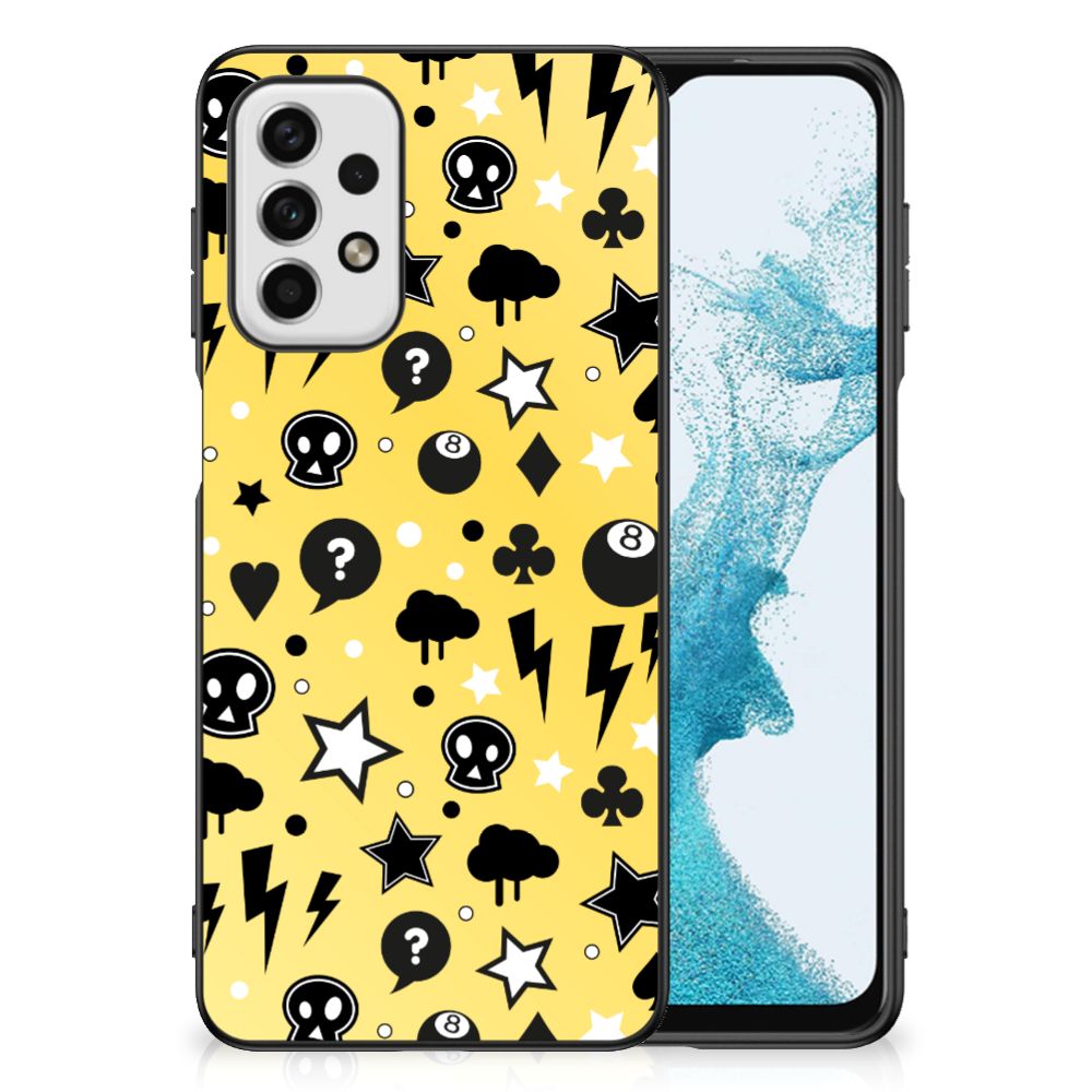 Telefoonhoesje Samsung Galaxy A23 Punk Geel B2C Telecom