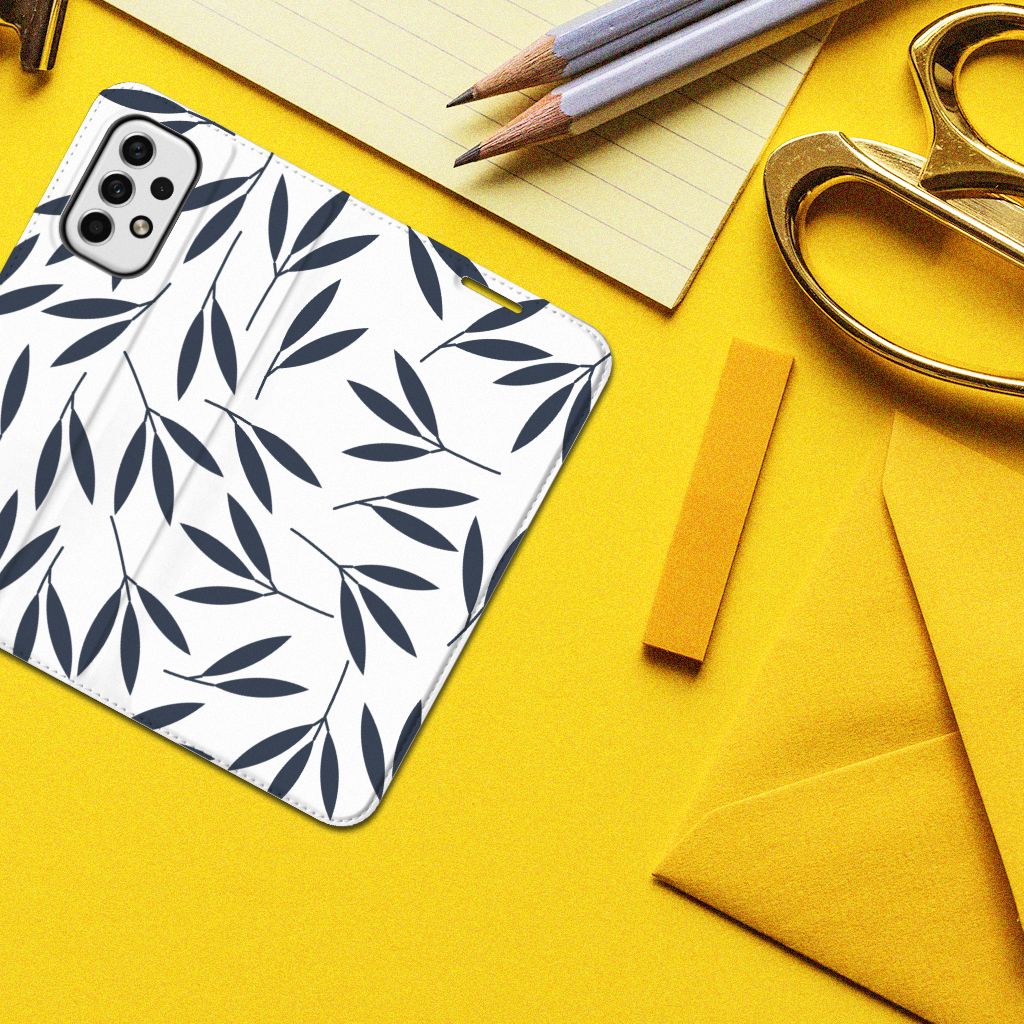 Samsung Galaxy A23 Smart Cover Leaves Blue - B2C Telecom