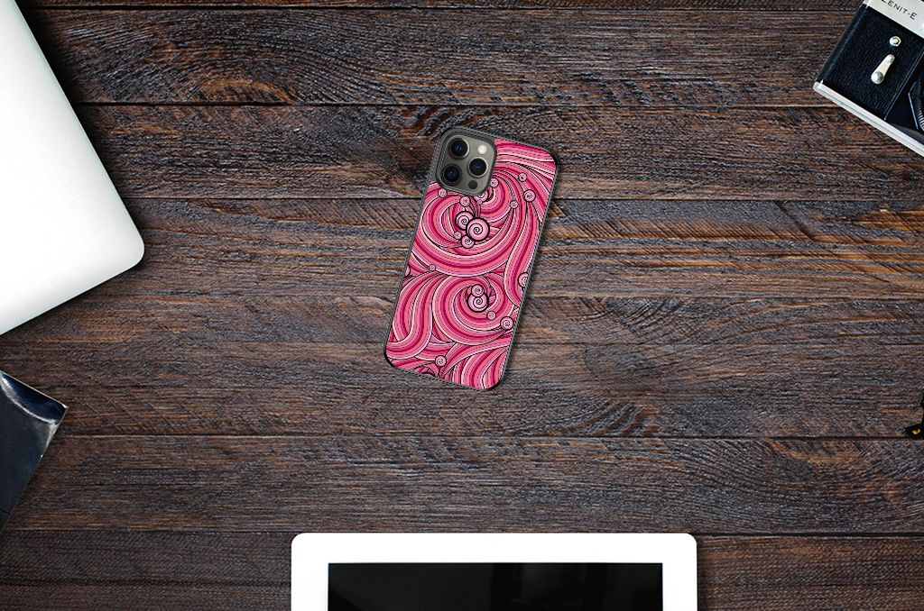 iPhone 12 Pro Max Case Swirl Pink B2C Telecom