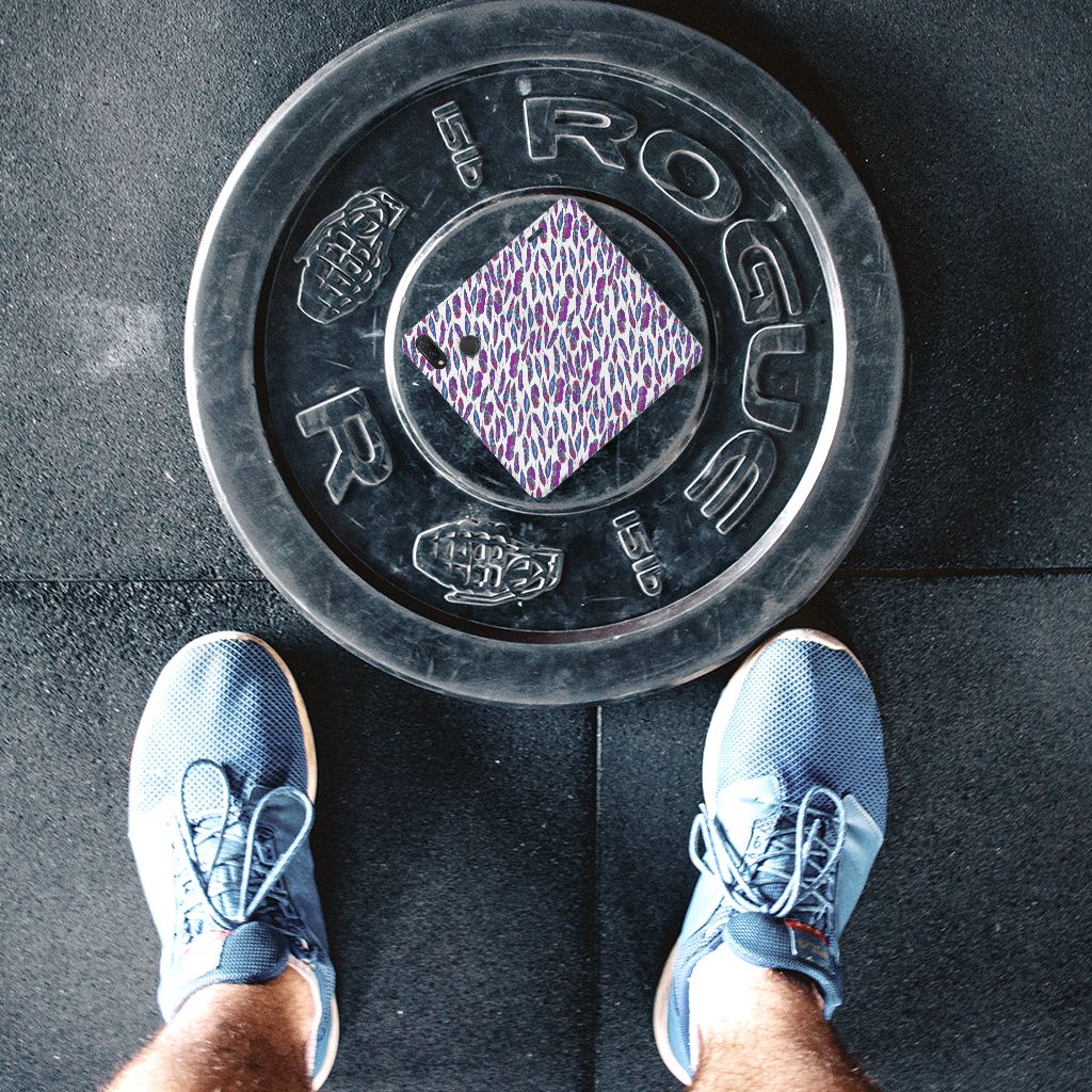 Huawei P Smart Plus Hoesje met Magneet Feathers Color