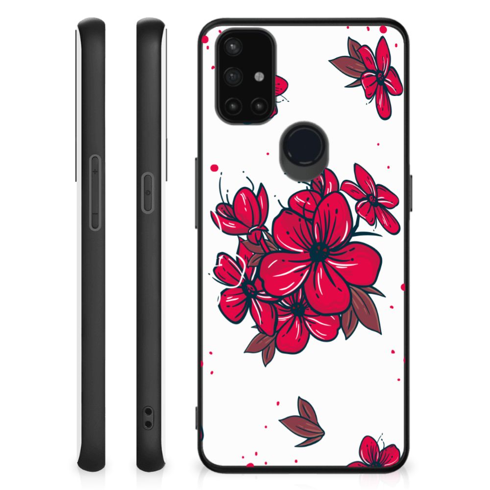 OnePlus Nord N10 5G Bloemen Hoesje Blossom Red B2C Telecom