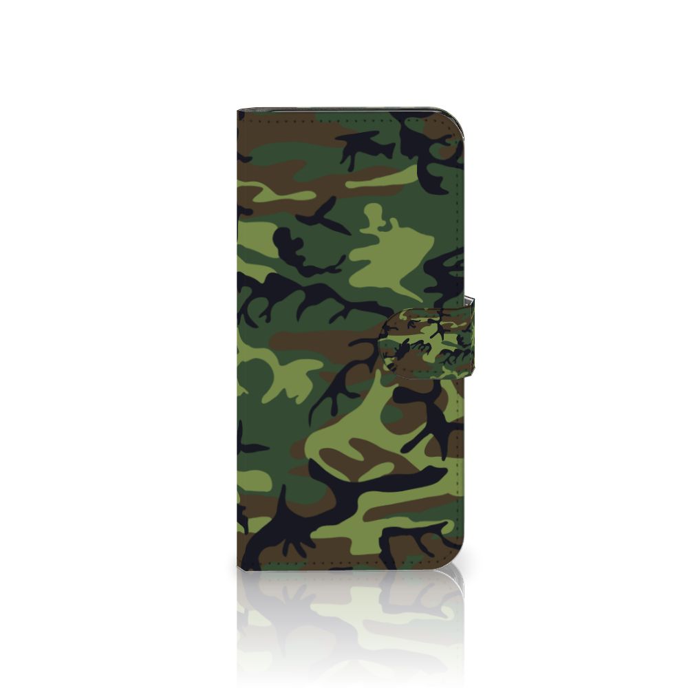Motorola Moto E13 4G Telefoon Hoesje Army Dark