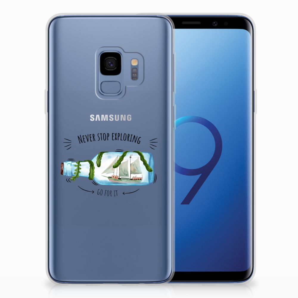 Samsung Galaxy S9 Telefoonhoesje met Naam Boho Bottle