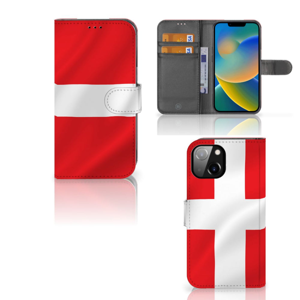 Apple iPhone 14 Bookstyle Case Denemarken