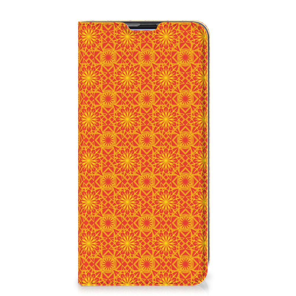 Xiaomi Redmi K20 Pro Hoesje met Magneet Batik Oranje - B2C Telecom