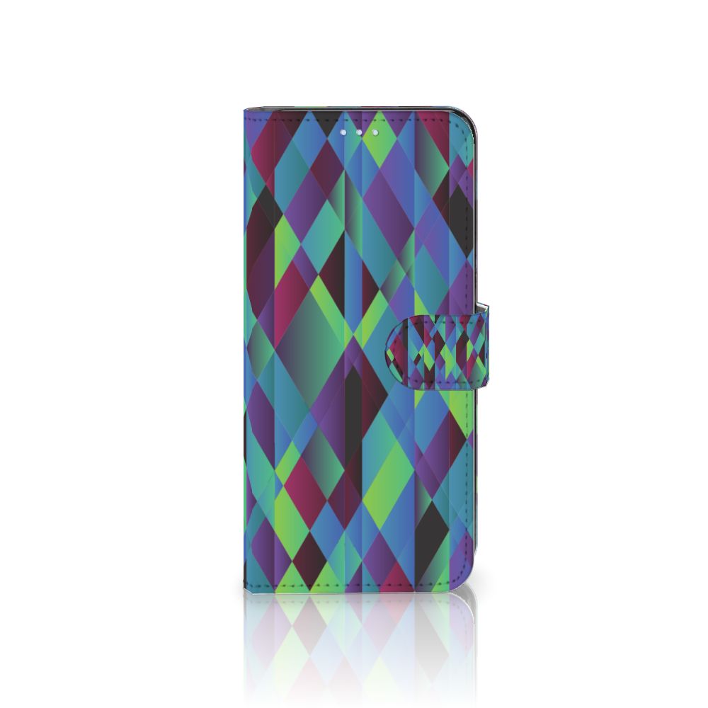 OPPO Reno 8 Lite | OnePlus Nord N20 Book Case Abstract Green Blue