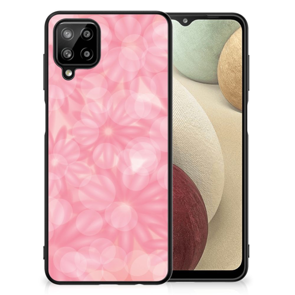 Samsung Galaxy A12 Bloemen Hoesje Spring Flowers