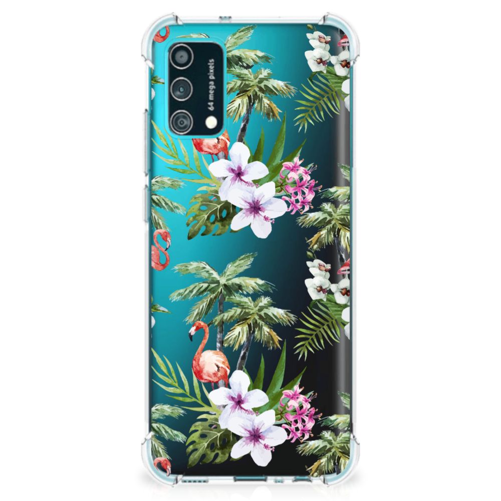 Samsung Galaxy M02s | A02s Case Anti-shock Flamingo Palms B2C Telecom