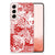 Silicone Back Case Samsung Galaxy S22 Angel Skull Rood B2C Telecom