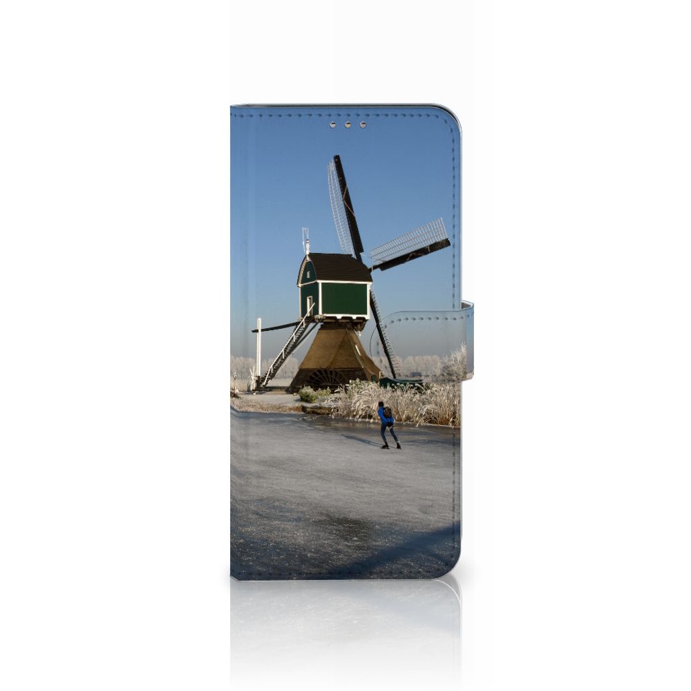 Motorola Moto G60 Flip Cover Schaatsers