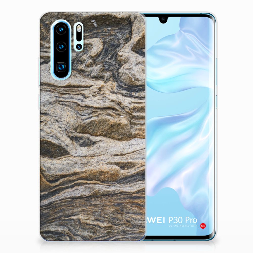 Huawei P30 Pro TPU Siliconen Hoesje Steen