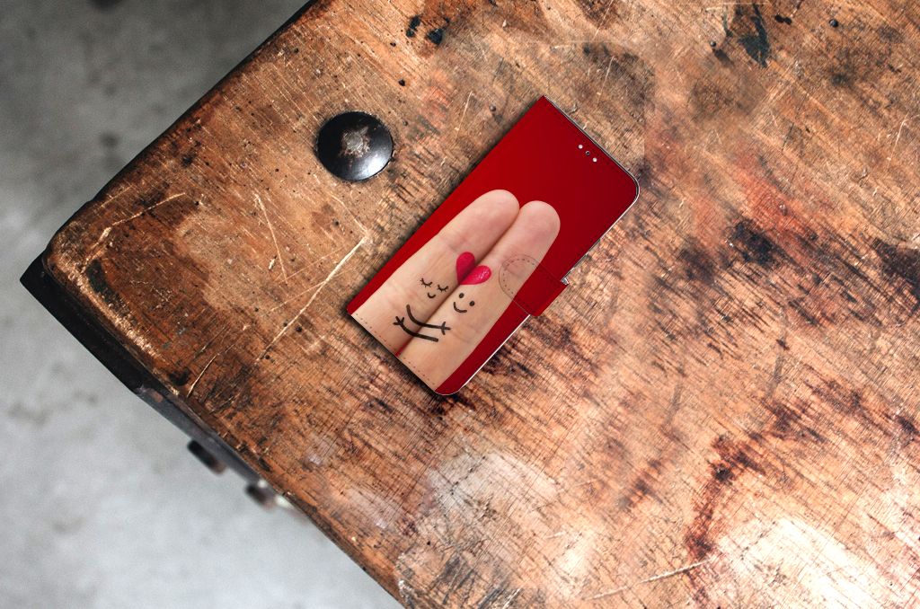 Samsung Galaxy S22 Plus Wallet Case met Pasjes Liefde - Origineel Romantisch Cadeau