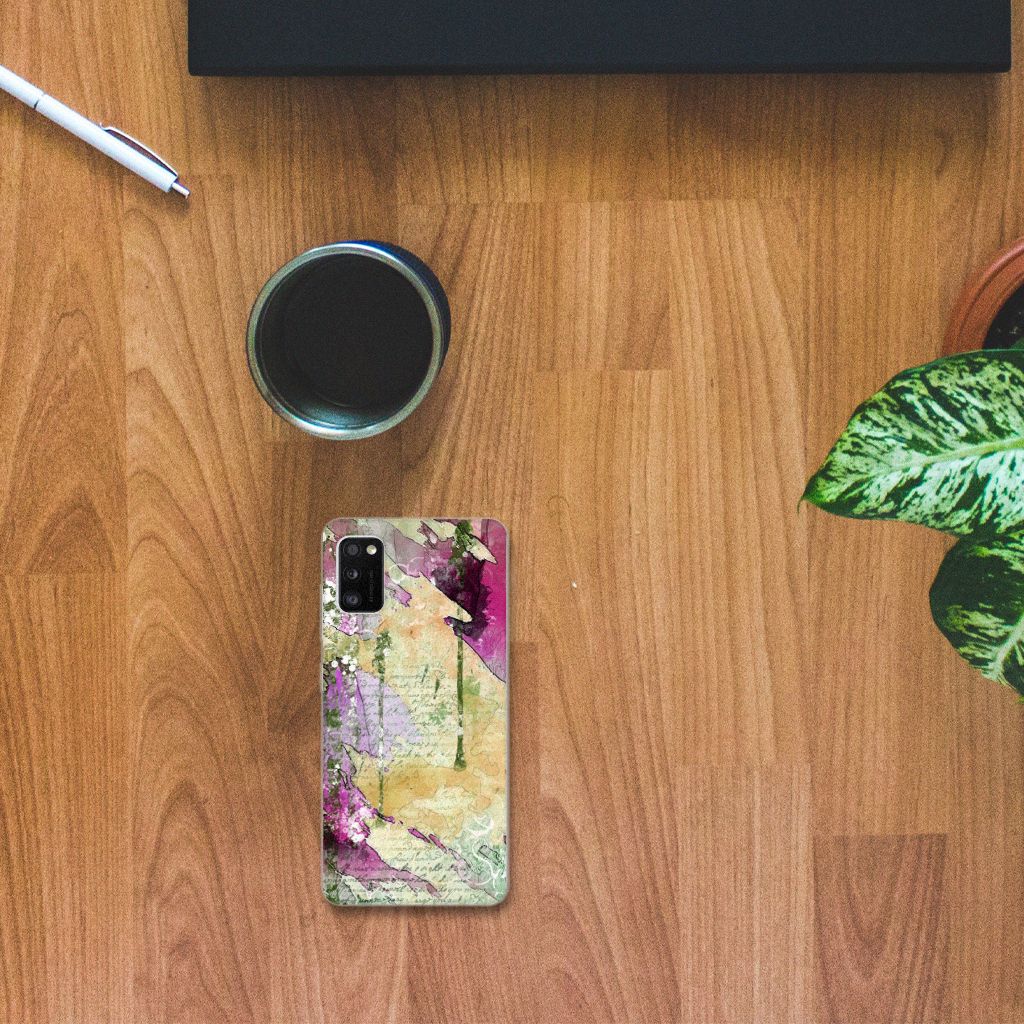 Hoesje maken Samsung Galaxy A41 Letter Painting B2C Telecom