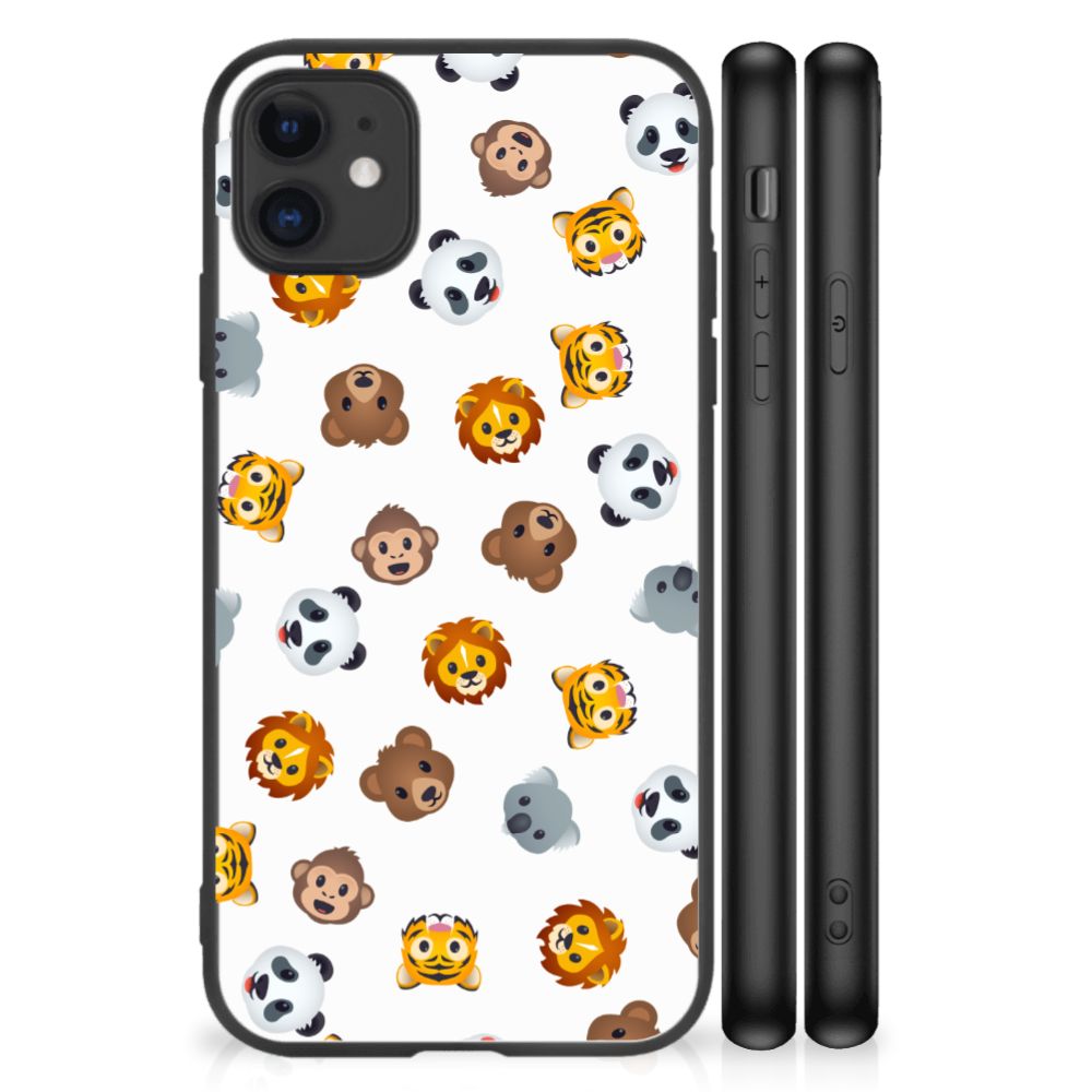 Back Case voor iPhone 11 Dieren Emojis B2C Telecom