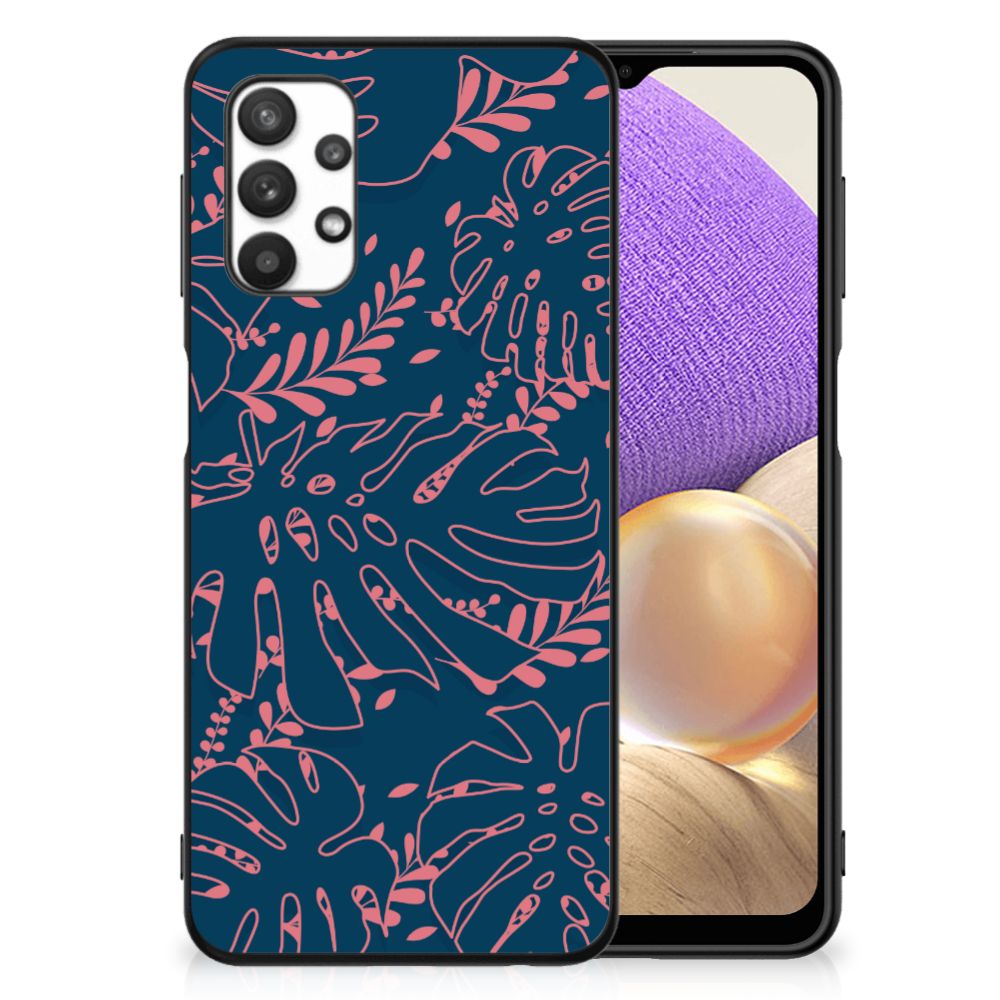 Samsung Galaxy A32 5G Bloemen Hoesje Palm Leaves B2C Telecom