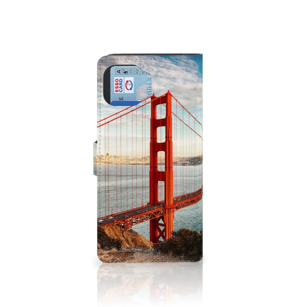 Motorola Moto G 5G Plus Flip Cover Golden Gate Bridge