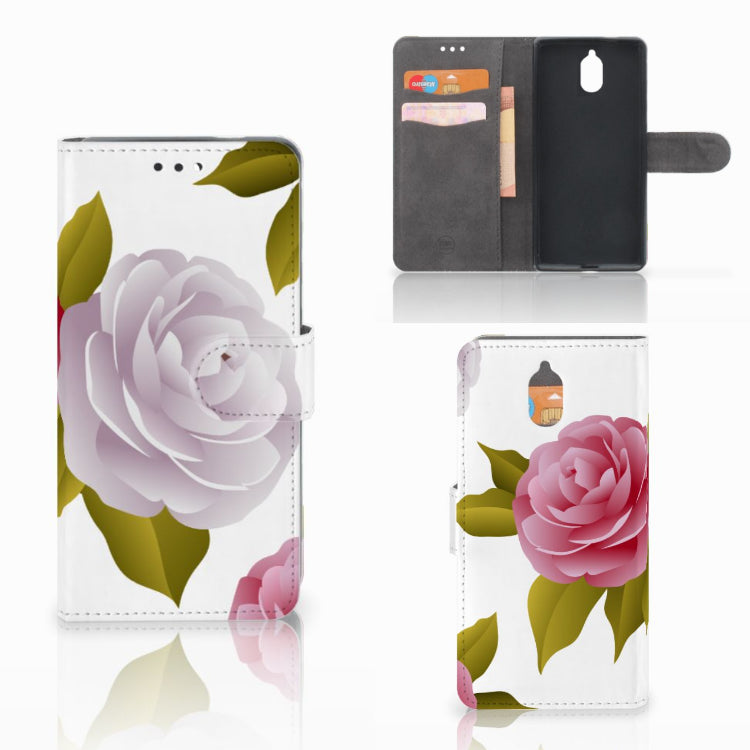Nokia 3.1 (2018) Hoesje Roses