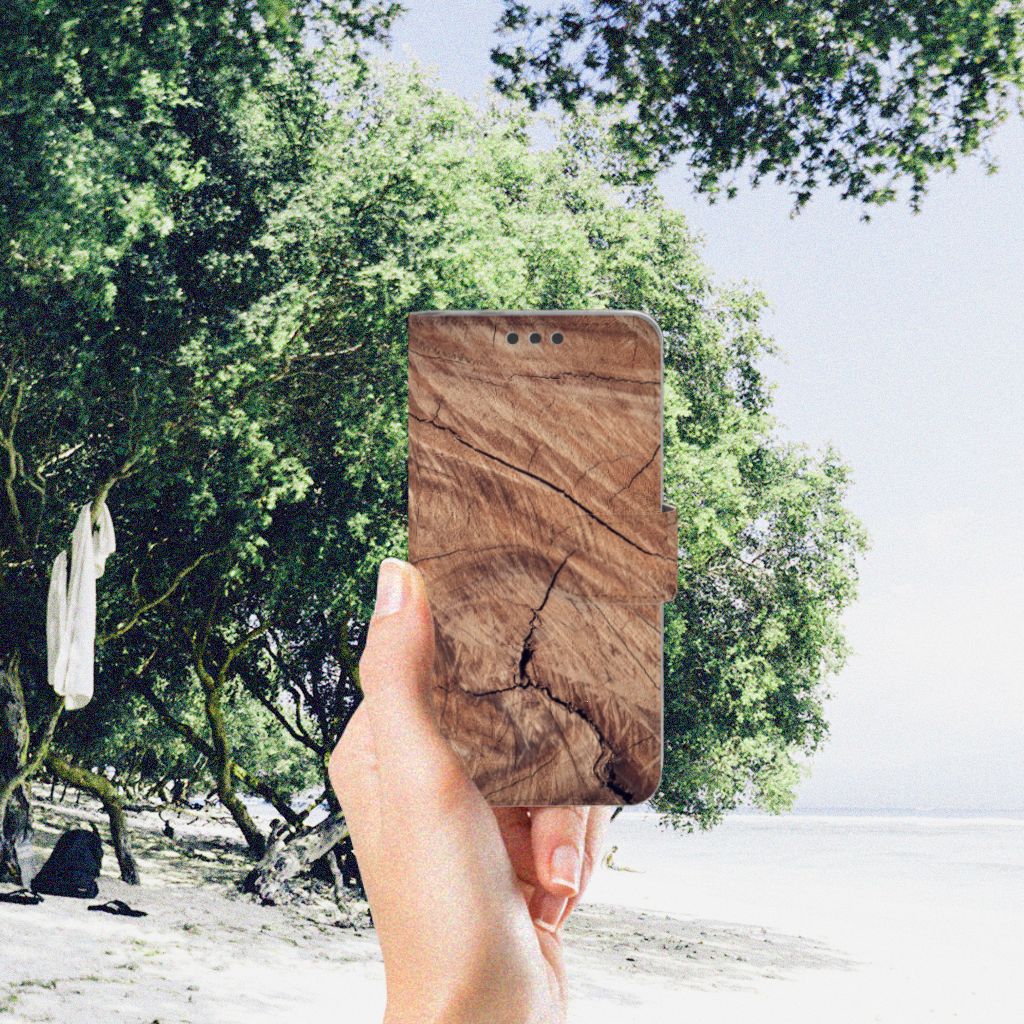 Microsoft Lumia 650 Book Style Case Tree Trunk