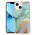 Back Cover voor iPhone 13 mini Watercolor Mix met prachtige kleuren en gouden accenten.