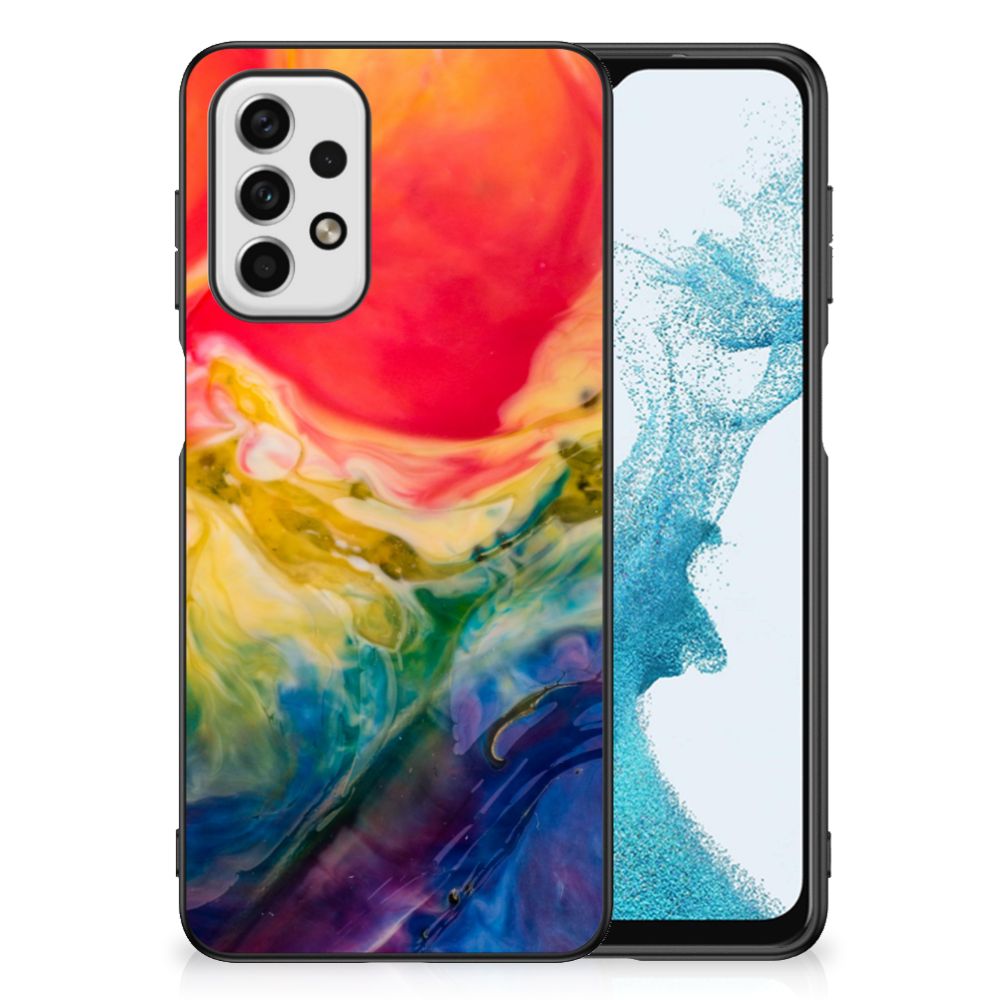 Kleurrijke Telefoonhoesje Samsung Galaxy A23 Watercolor Dark B2C Telecom