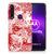 Silicone Back Case Motorola One Macro Angel Skull Rood B2C Telecom