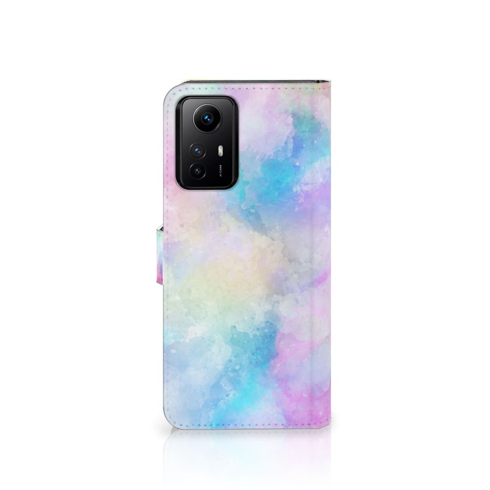 Hoesje Xiaomi Redmi Note 12S Watercolor Light met pastelkleuren en unieke watercolor uitstraling.